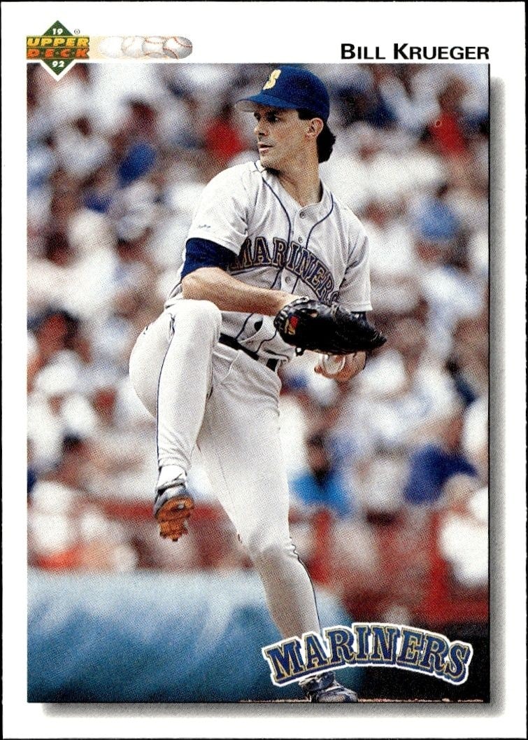 1992 Upper-Deck Low Number Bill Krueger #403 trading card