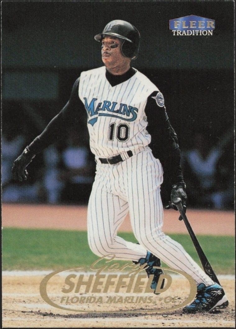 1998 Fleer Tradition Gary Sheffield #6 trading card