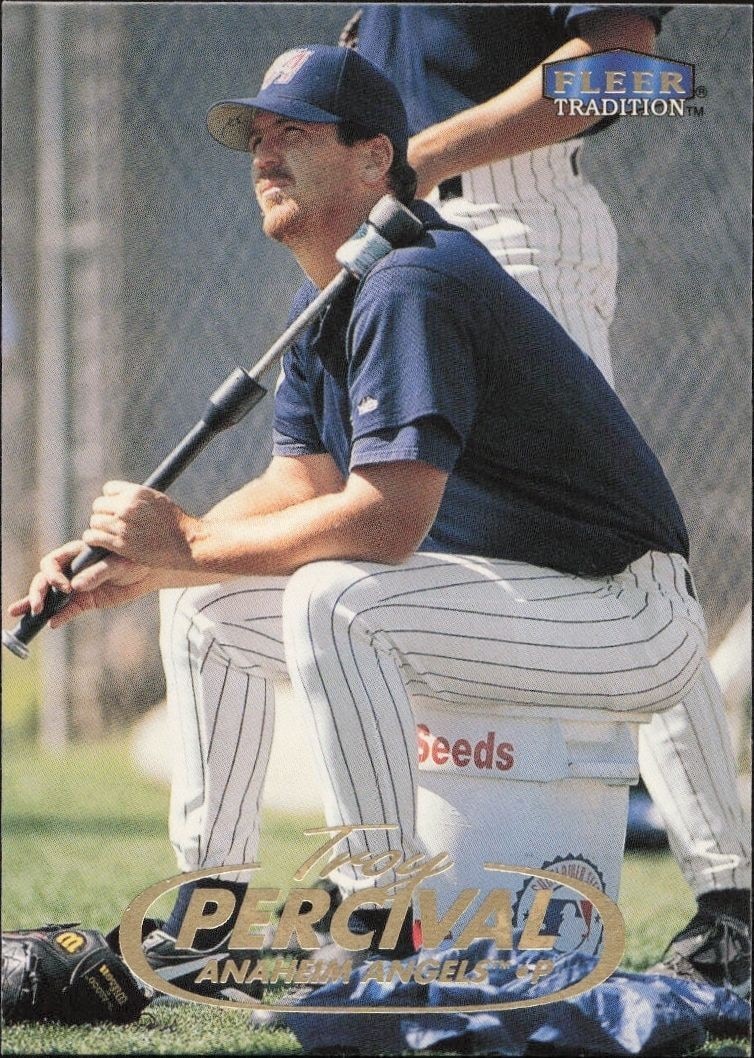 1998 Fleer Tradition Troy Percival #263 baseball trading card front