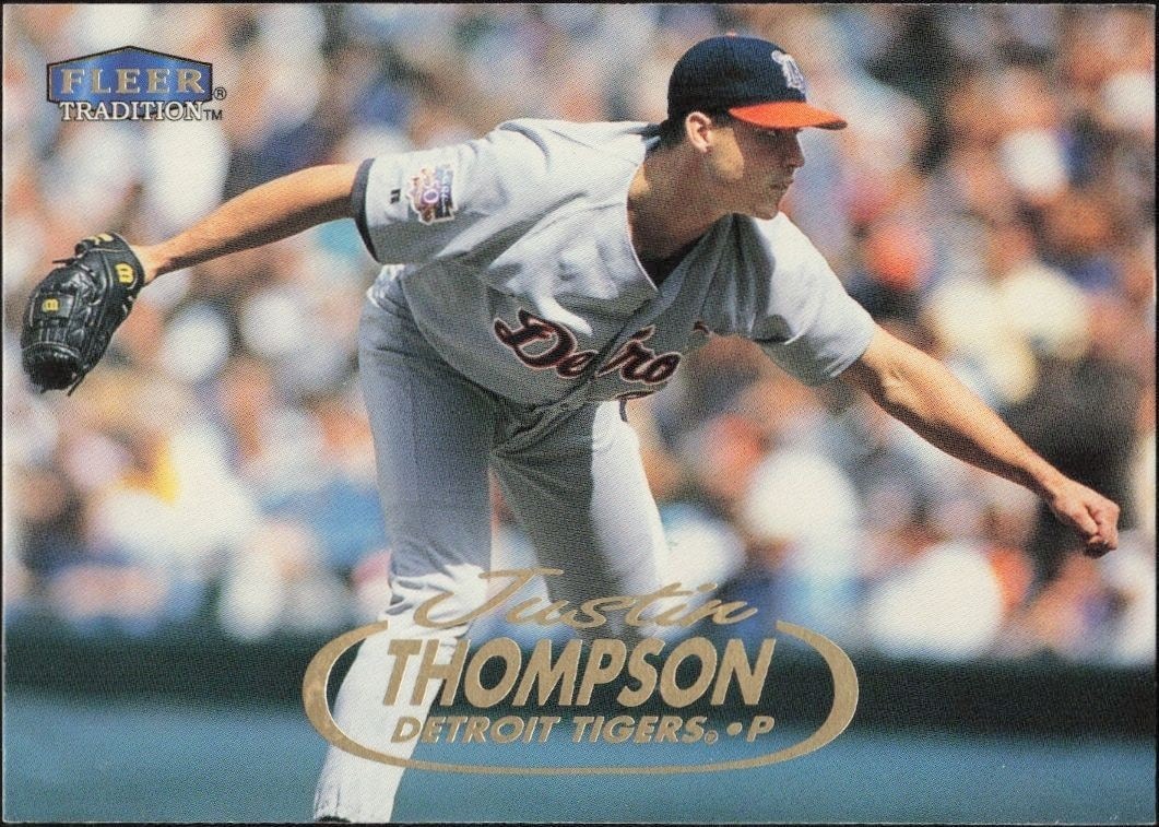 1998 Fleer Tradition Justin Thompson #152 trading card