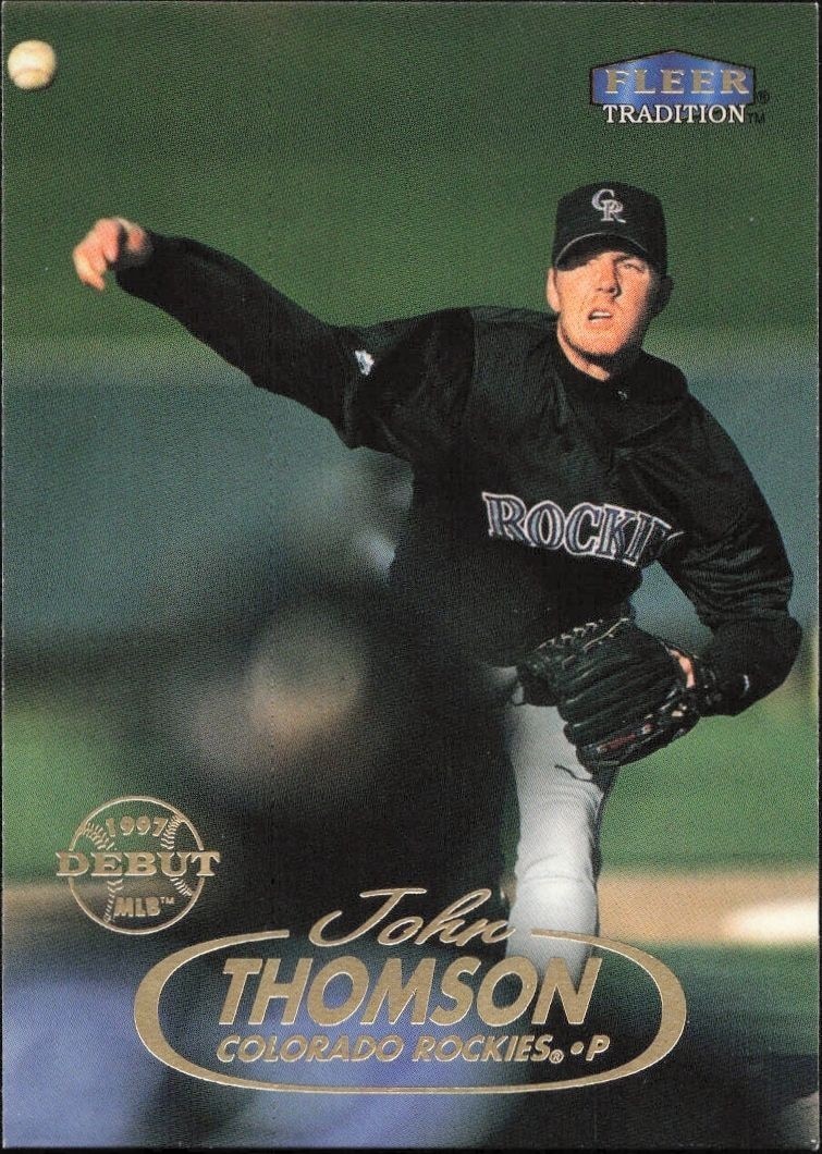 1998 Fleer Tradition John Thomson #286 trading card