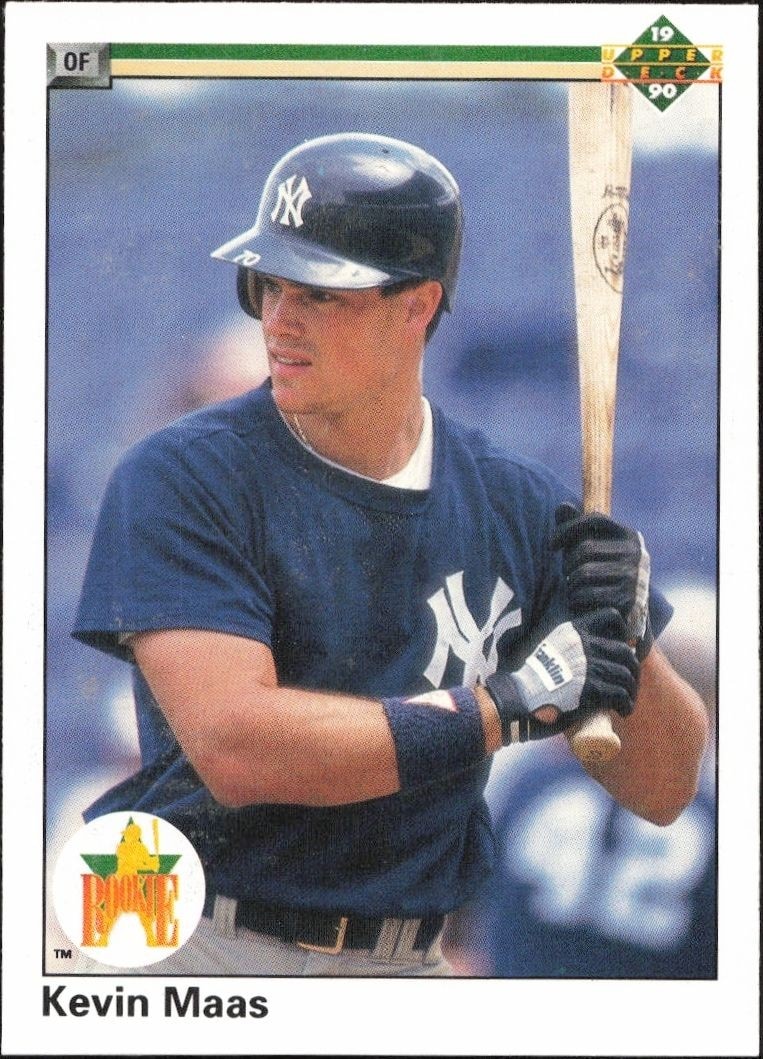 1990 Upper-Deck Low Number Kevin Maas #70 trading card