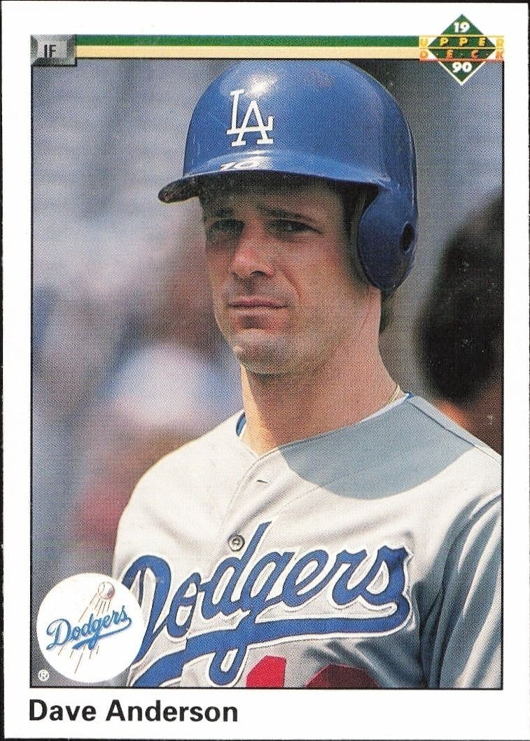 1990 Upper-Deck Low Number Dave Anderson #510 trading card