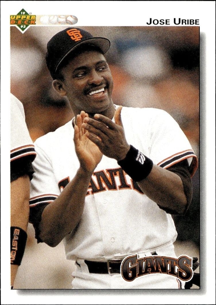 1992 Upper-Deck Low Number Jose Uribe #270 trading card