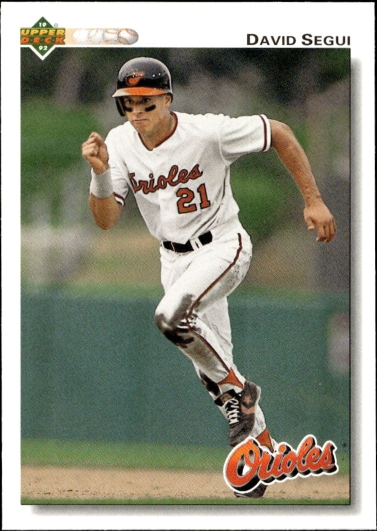 1992 Upper-Deck Low Number David Segui #316 trading card