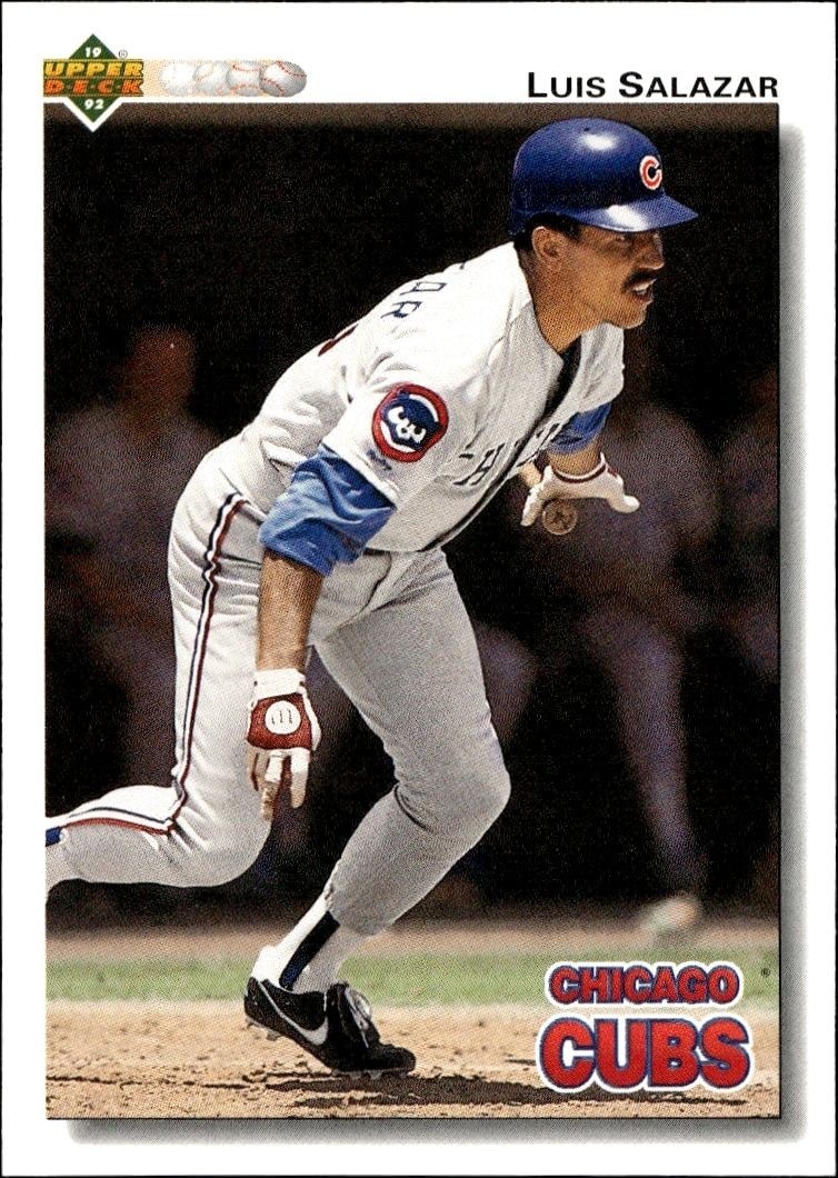 1992 Upper-Deck Low Number Luis Salazar #638 trading card