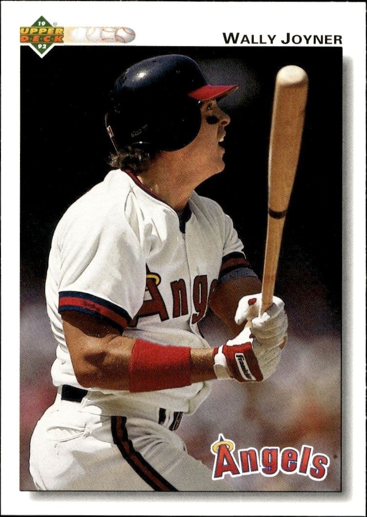 1992 Upper-Deck Low Number Wally Joyner #343 trading card