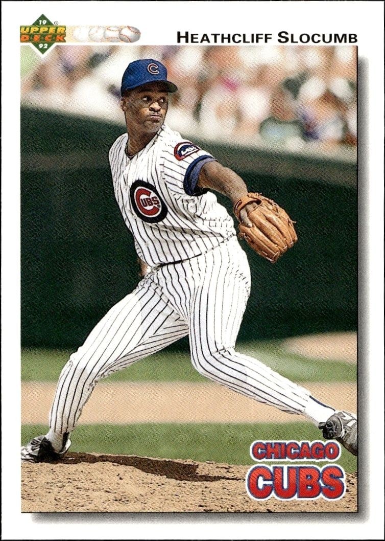 1992 Upper-Deck Low Number Heathcliff Slocumb #569 trading card