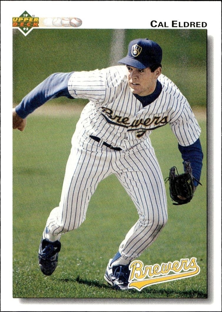 1992 Upper-Deck Low Number Cal Eldred #477 trading card