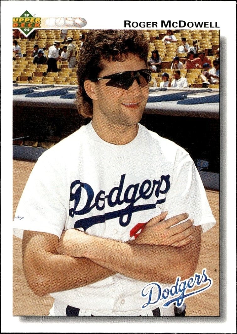 1992 Upper Deck Roger McDowell #484 baseball trading card front