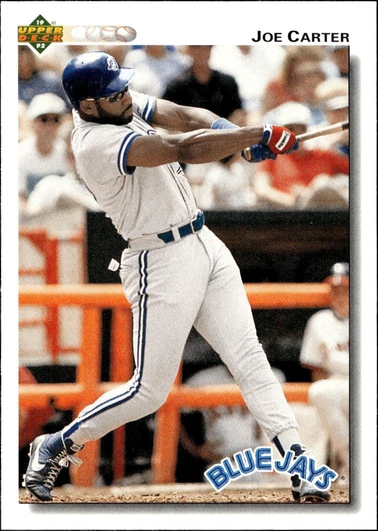 1992 Upper-Deck Low Number Joe Carter #224 trading card