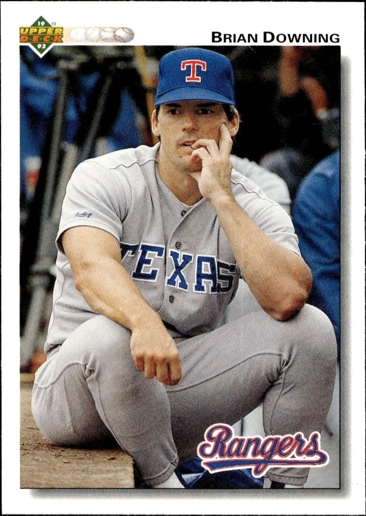 1992 Upper Deck Brian Downing #483 baseball trading card front