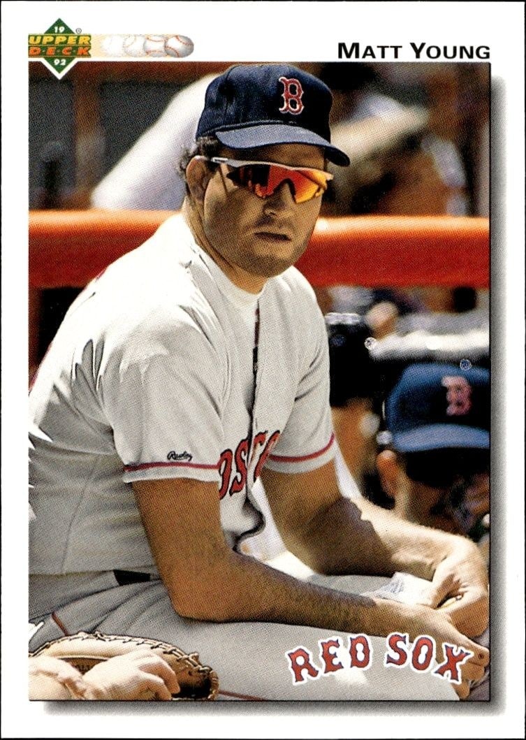 1992 Upper-Deck Low Number Matt Young #505 trading card