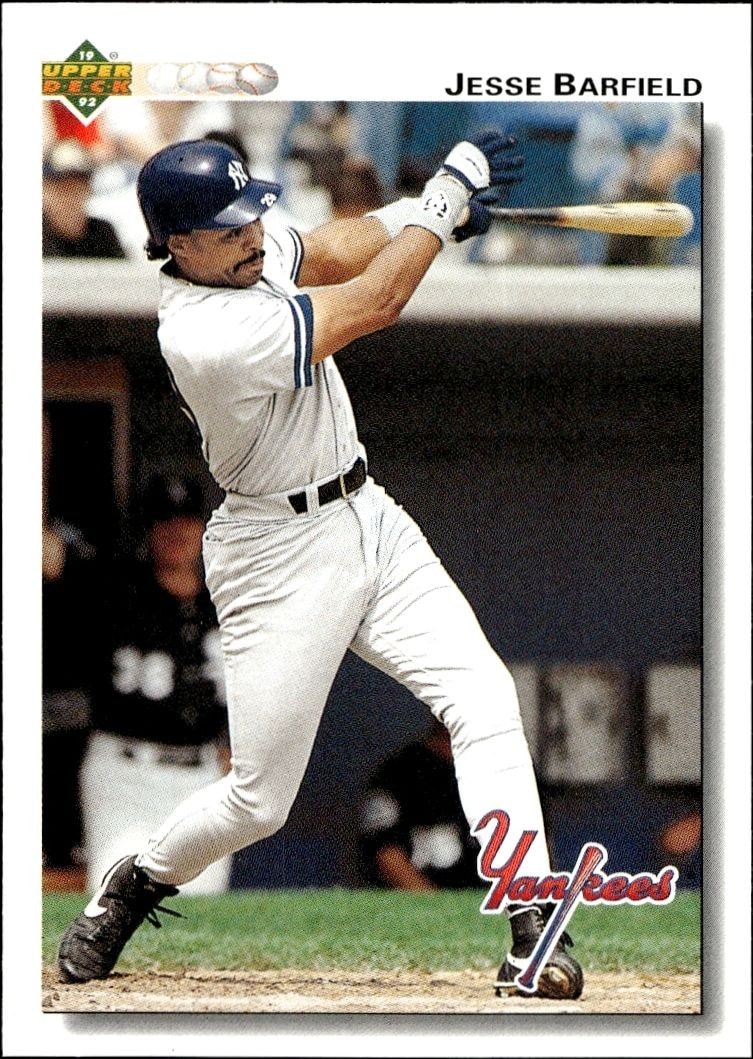 1992 Upper-Deck Low Number Jesse Barfield #139 trading card