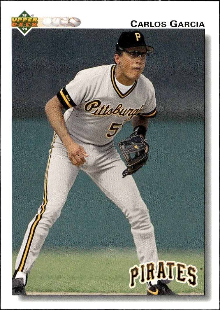 1992 Upper-Deck Low Number Carlos Garcia #665 trading card