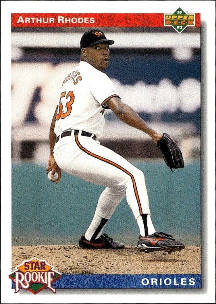 1992 Upper-Deck Low Number Arthur Rhodes #17 trading card
