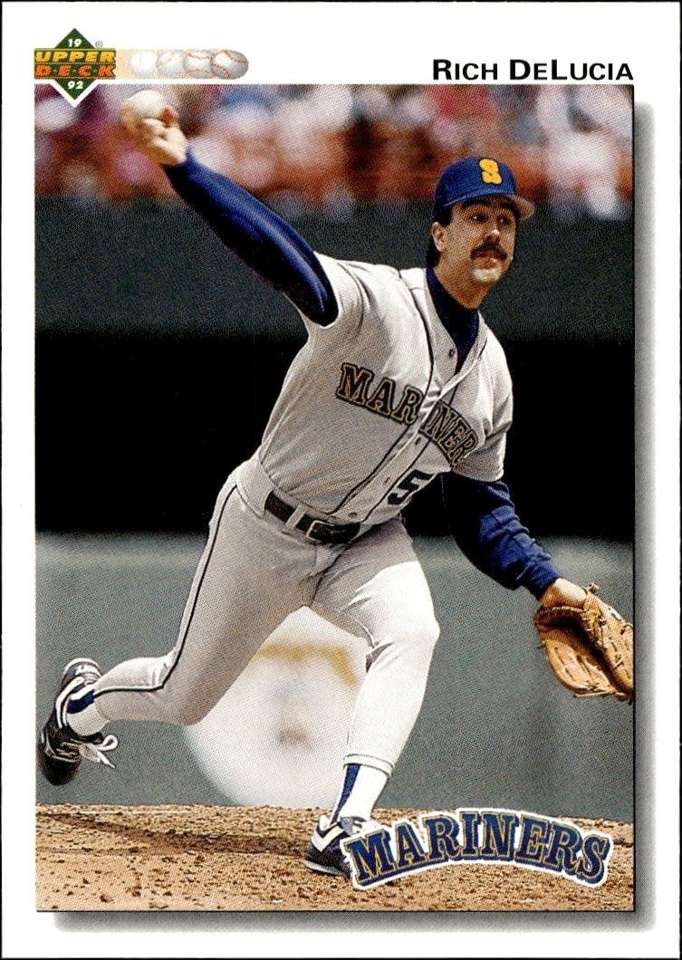 1992 Upper-Deck Low Number Rich DeLucia #637 trading card