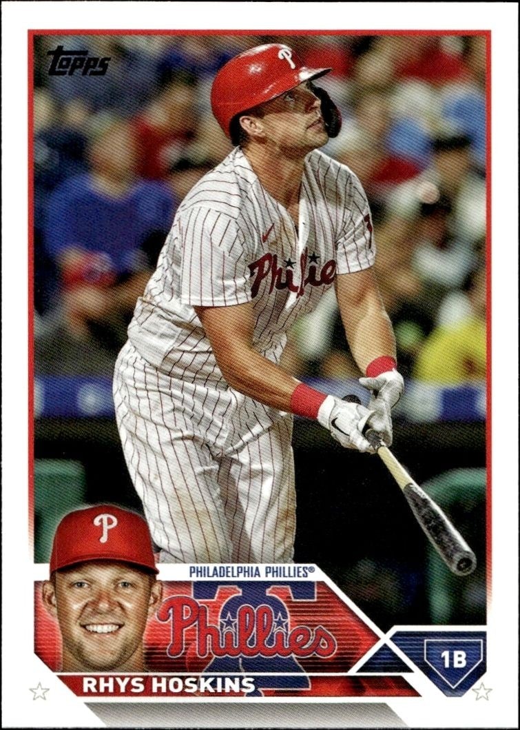 2023 Topps Series 1 Rhys Hoskins #221 trading card