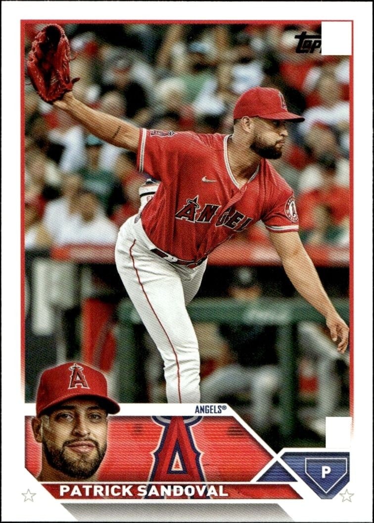 2023 Topps Series 1 Patrick Sandoval #327 trading card