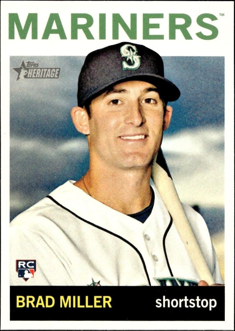 2013 Topps Heritage High Number Brad Miller #H588 trading card