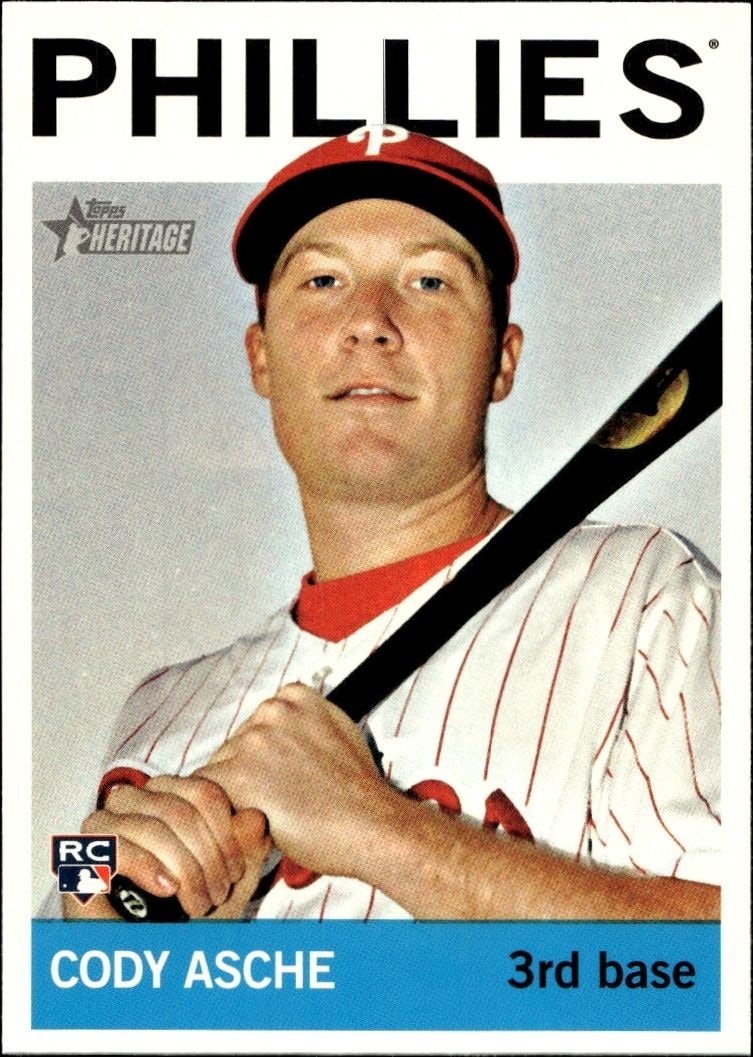 2013 Topps Heritage High Number Cody Asche #H583 trading card