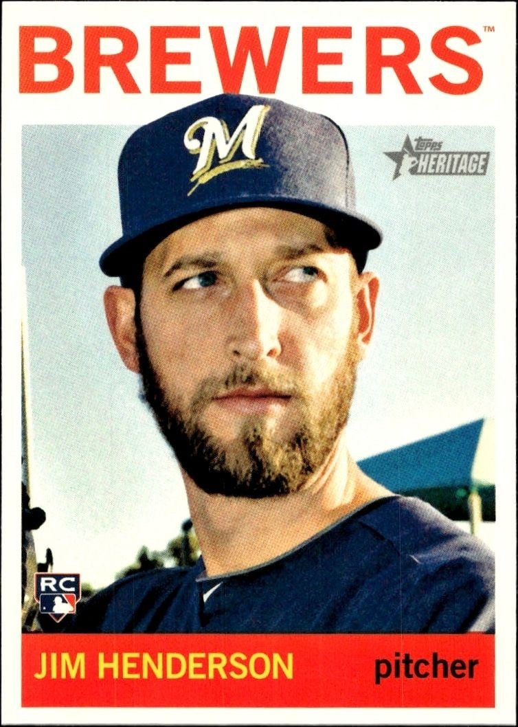 2013 Topps Heritage High Number Jim Henderson #H530 trading card