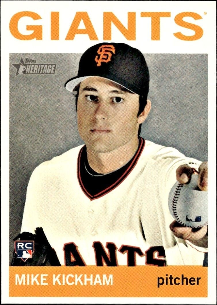 2013 Topps Heritage High Number Mike Kickham #H599 trading card