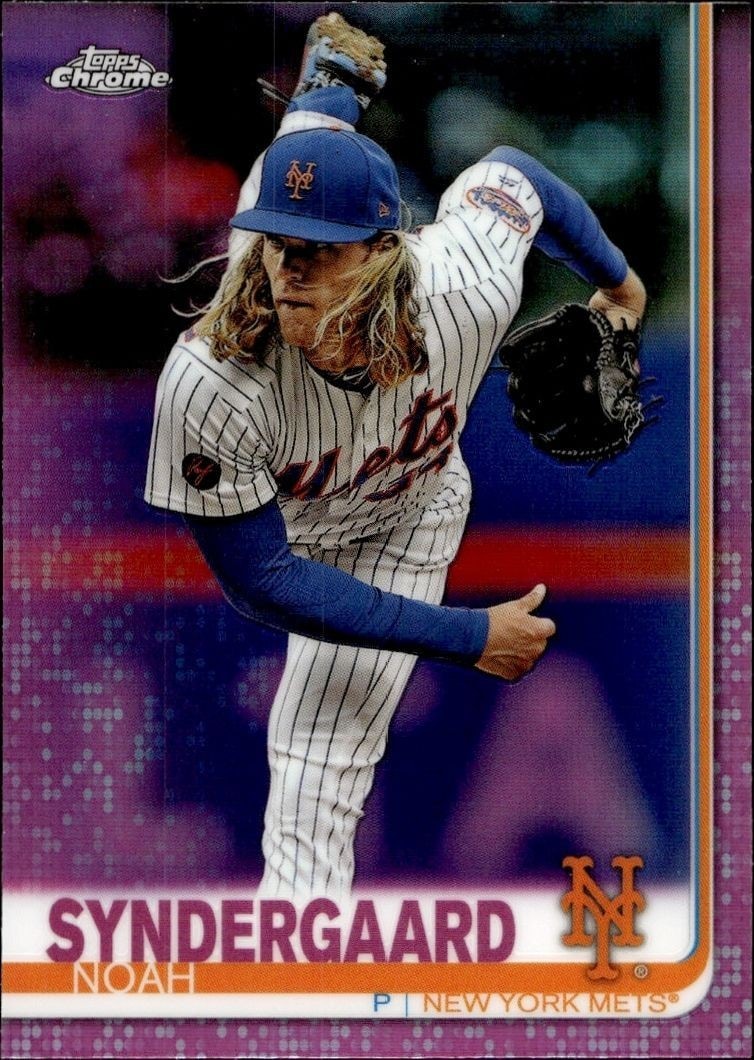 2019 Topps Chrome Noah Syndergaard #131 trading card