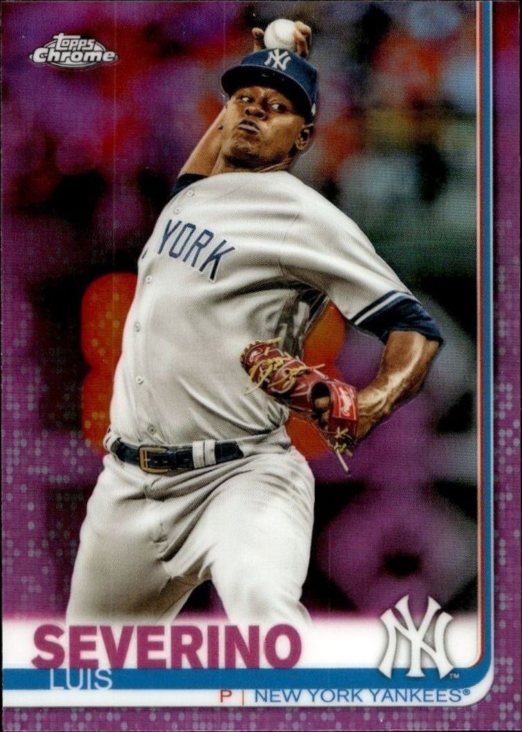 2019 Topps Chrome Luis Severino #98 trading card