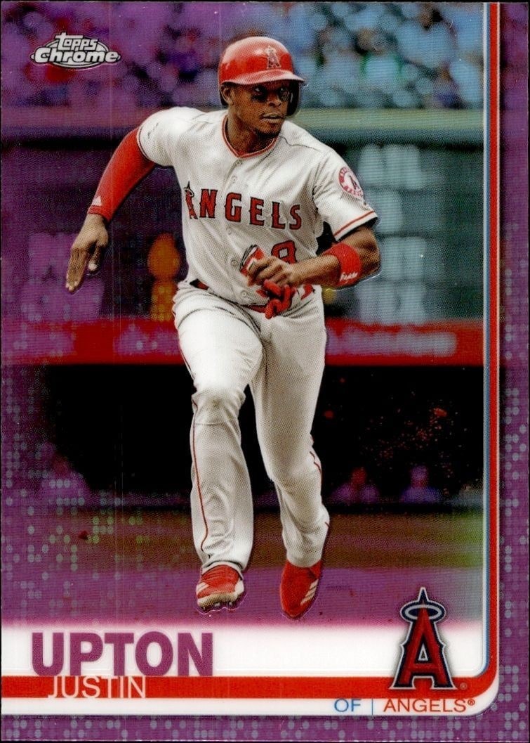 2019 Topps Chrome Justin Upton #72 trading card