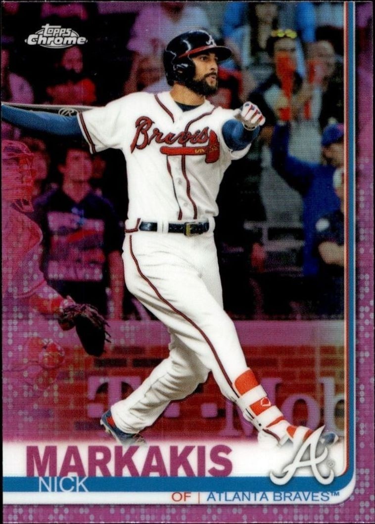 2019 Topps Chrome Nick Markakis #145 trading card