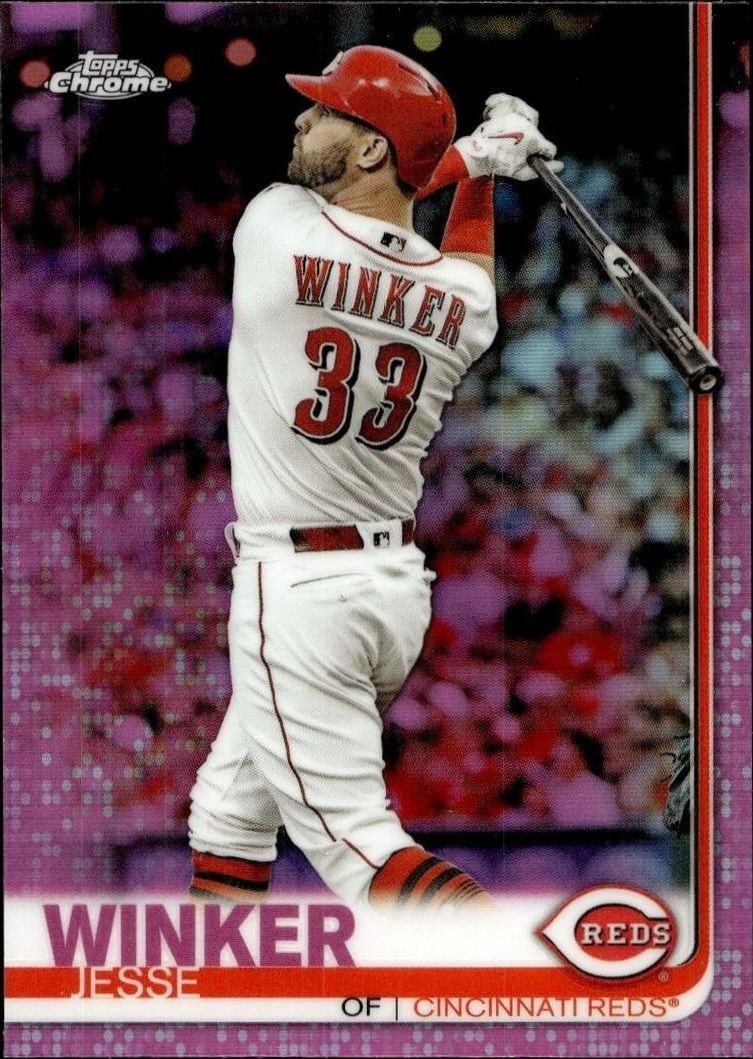2019 Topps Chrome Jesse Winker #61 trading card