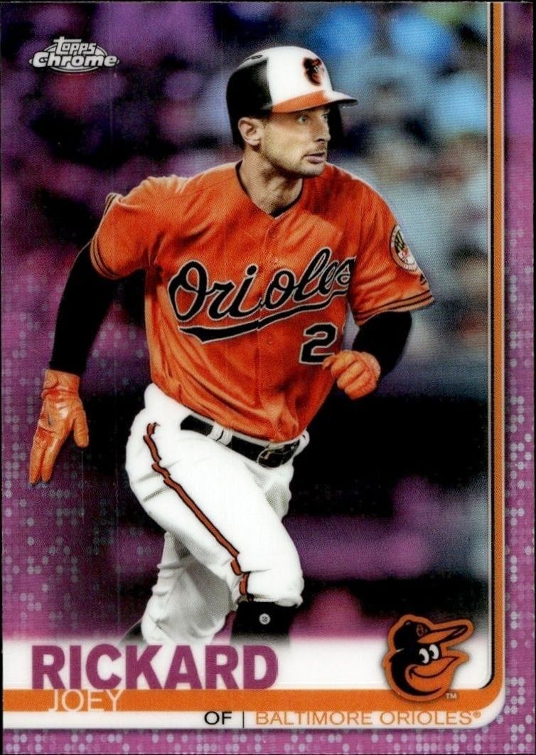 2019 Topps Chrome Joey Rickard #60 trading card