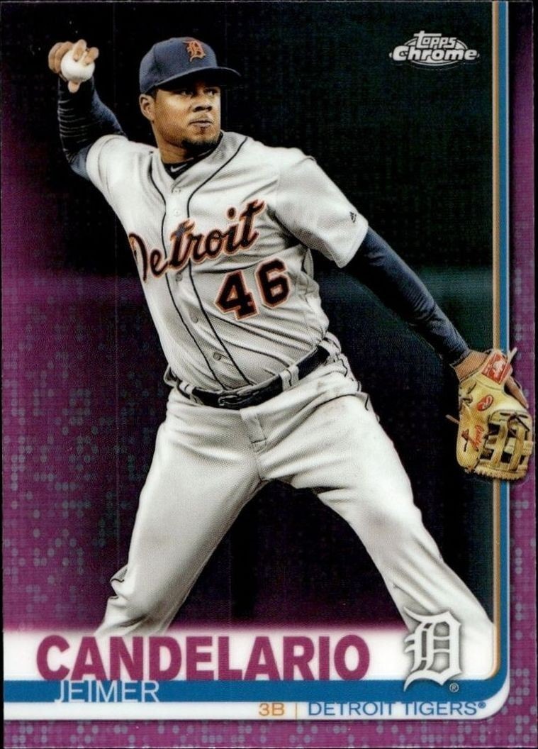 2019 Topps Chrome Jeimer Candelario #63 trading card