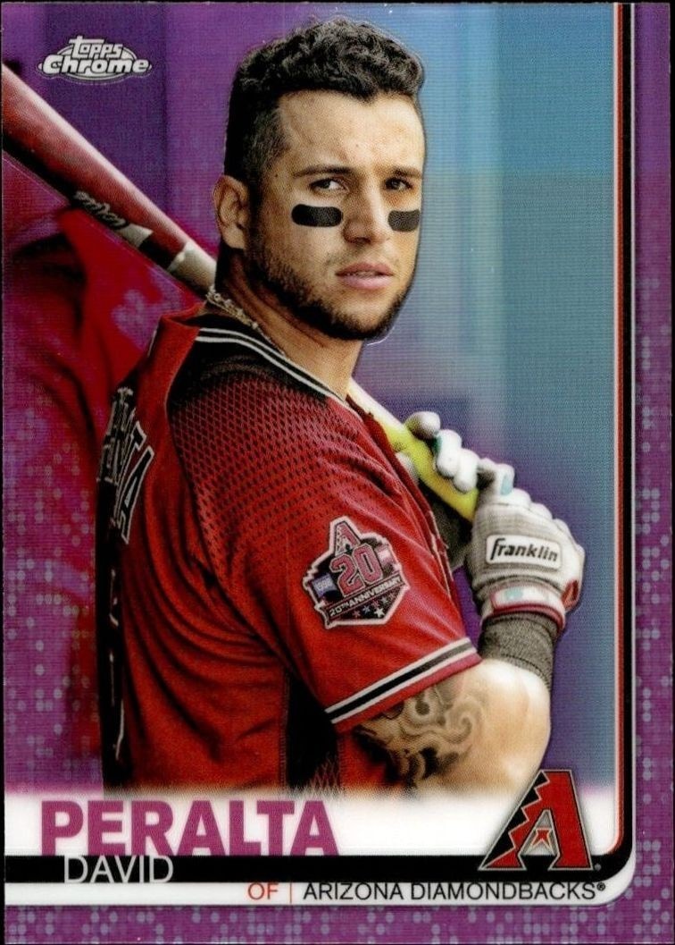 2019 Topps Chrome David Peralta #9 trading card