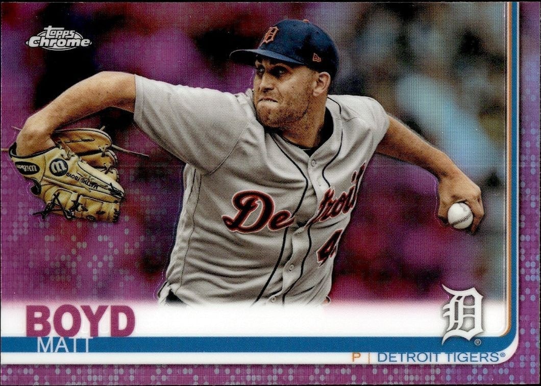 2019 Topps Chrome Matt Boyd #83 trading card