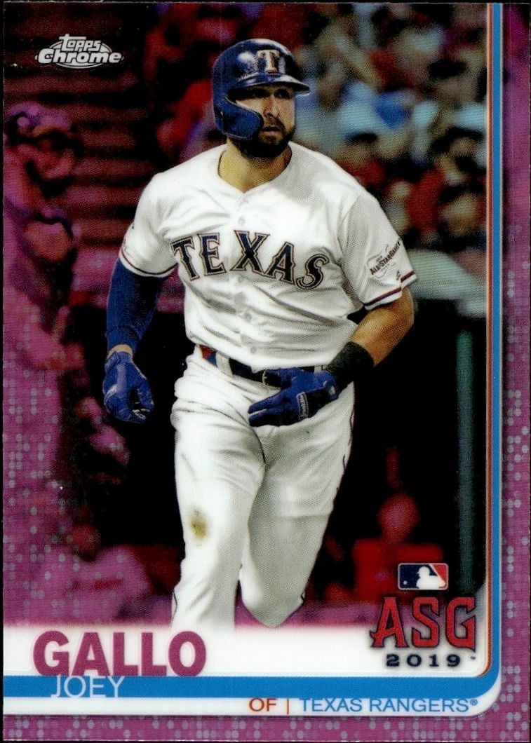 2019 Topps Chrome Joey Gallo #95 trading card