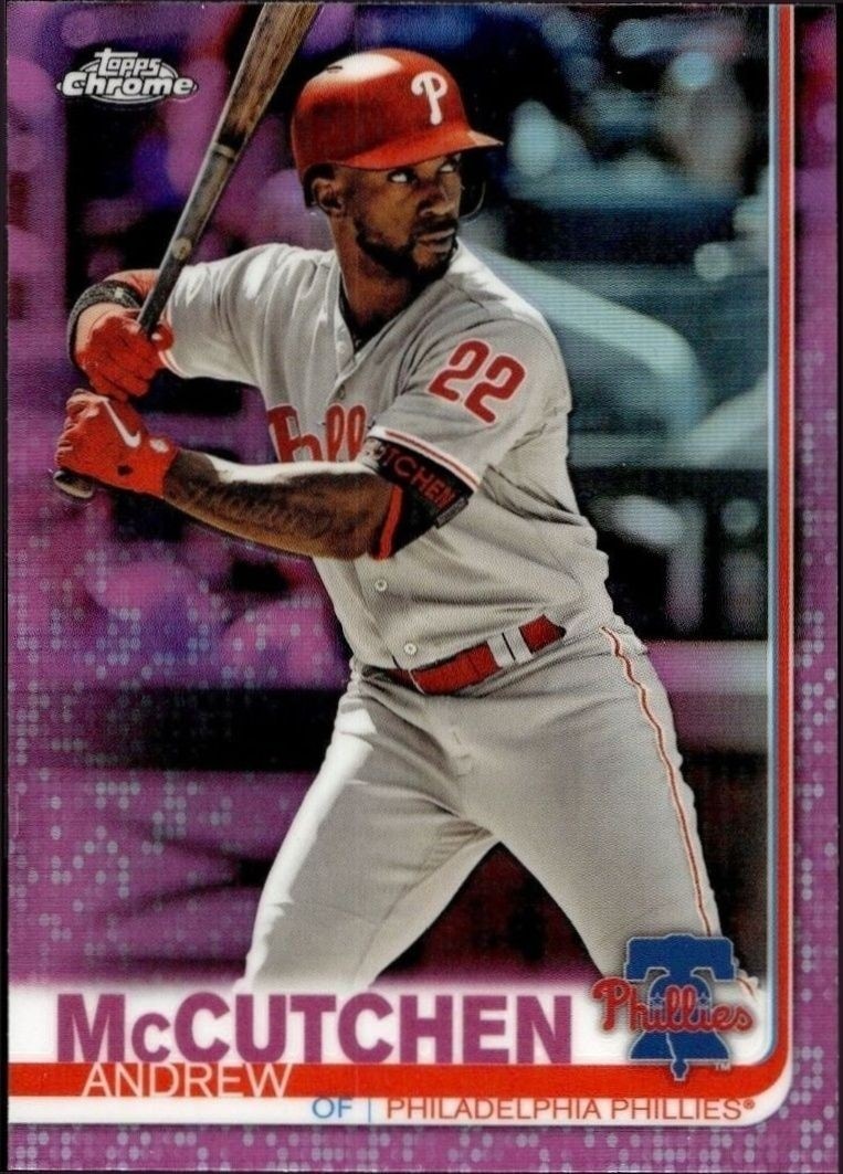 2019 Topps Chrome Andrew McCutchen #77 trading card