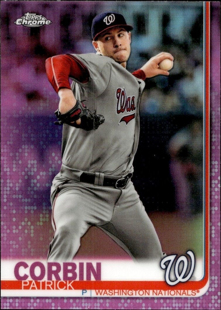 2019 Topps Chrome Patrick Corbin #163 trading card