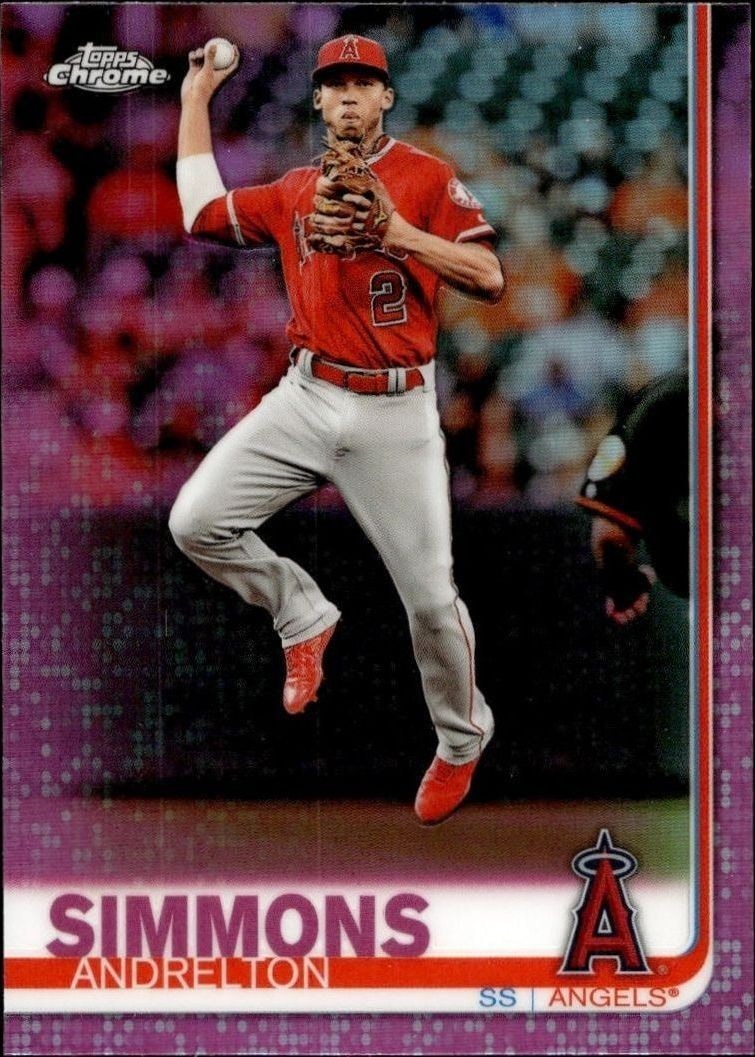 2019 Topps Chrome Andrelton Simmons #4 trading card