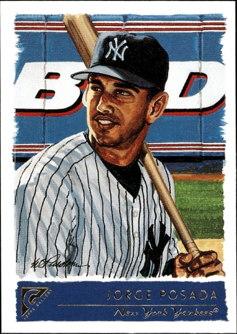 2001 Topps Gallery Jorge Posada #71 trading card
