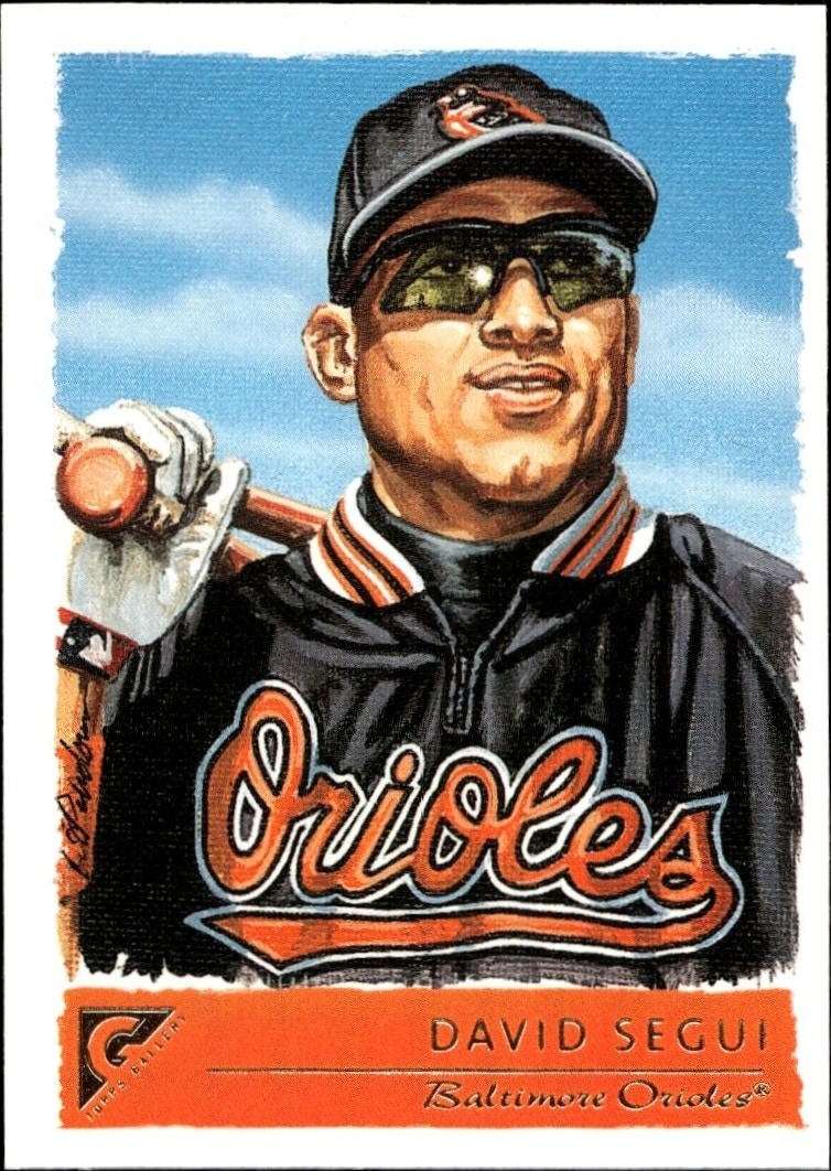 2001 Topps Gallery David Segui #77 trading card