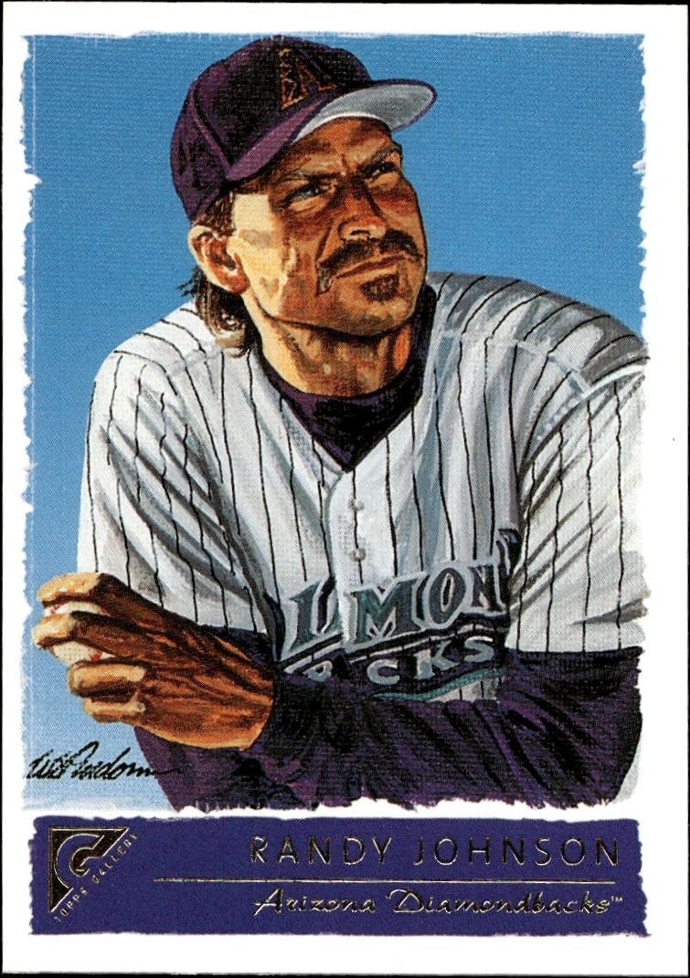 2001 Topps Gallery Randy Johnson #81 trading card