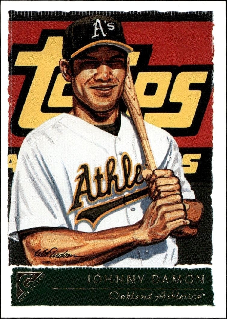 2001 Topps Gallery Johnny Damon #87 trading card