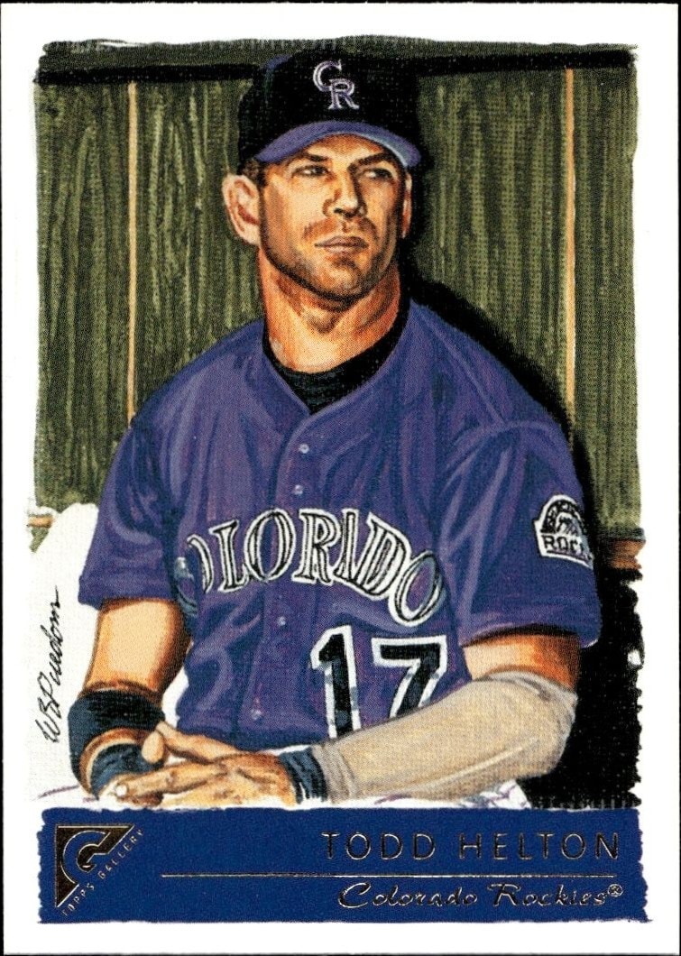 2001 Topps Gallery Todd Helton #65 trading card