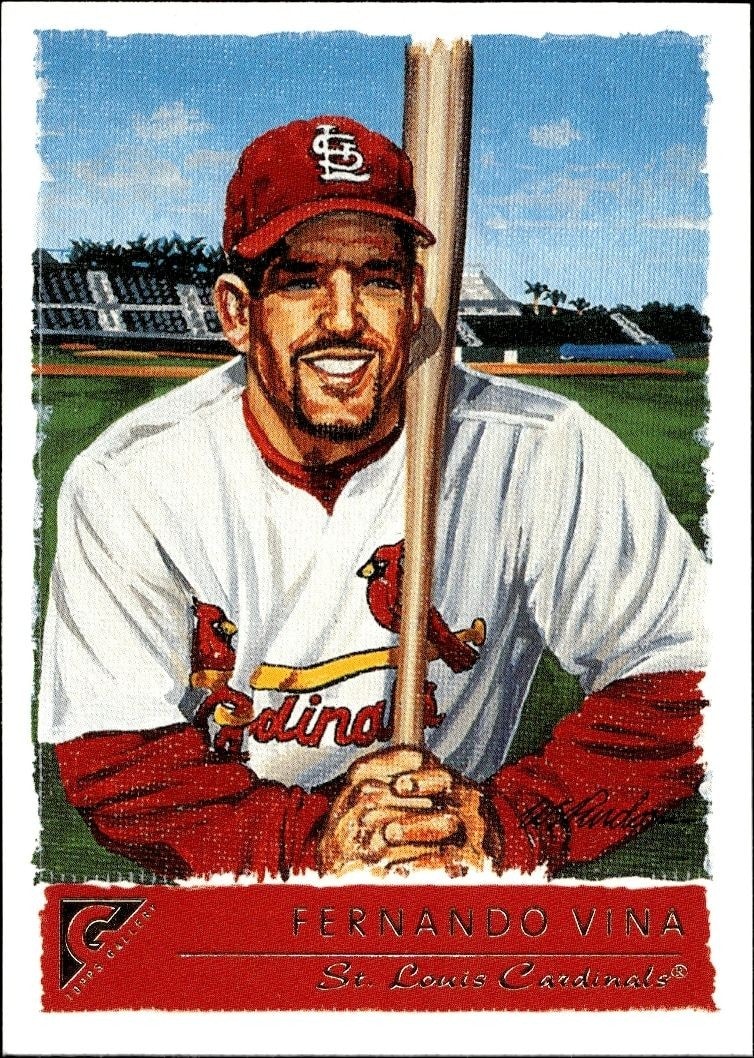2001 Topps Gallery Fernando Vina #4 trading card
