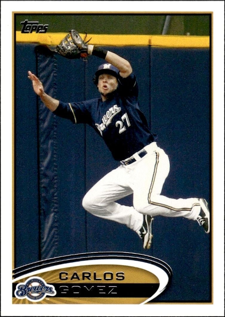 2012 Topps Series 1 Carlos Gomez #146 trading card