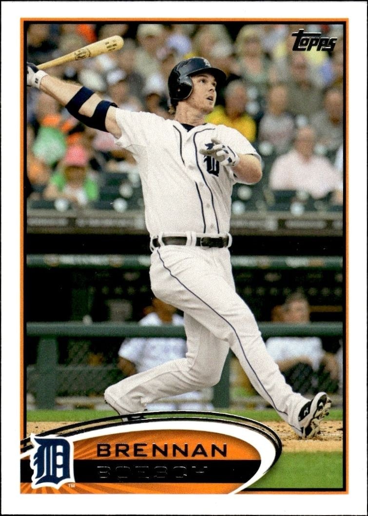2012 Topps Series 1 Brennan Boesch #166 trading card