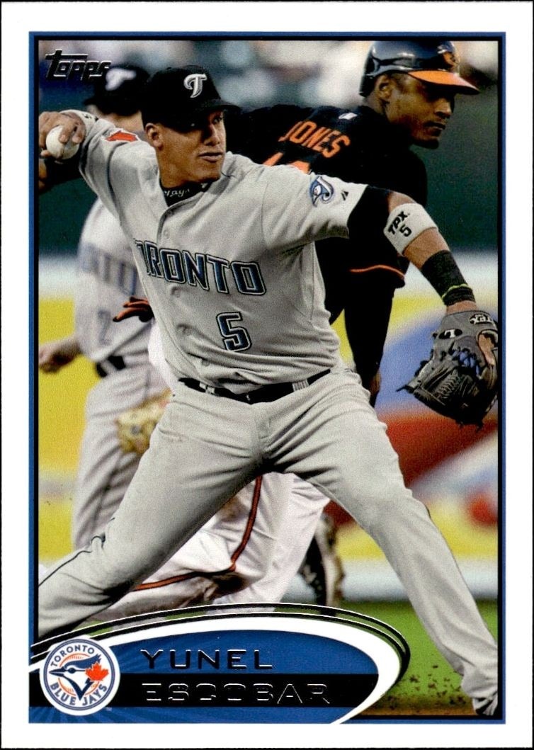 2012 Topps Series 1 Yunel Escobar #229 trading card