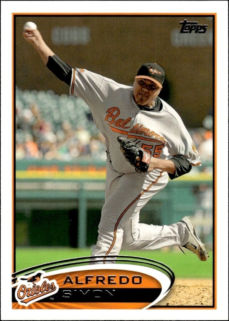 2012 Topps Series 1 Alfredo Simon #22 trading card